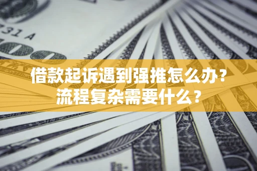 北京借款起诉遇到强推怎么办？流程复杂需要什么？