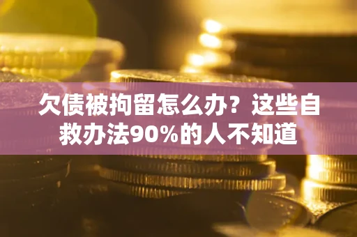 北京欠债被拘留怎么办？这些自救办法90%的人不知道