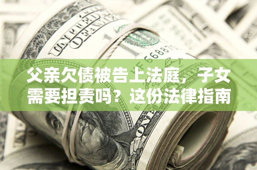 北京父亲欠债被告上法庭，子女需要担责吗？这份法律指南必须看完