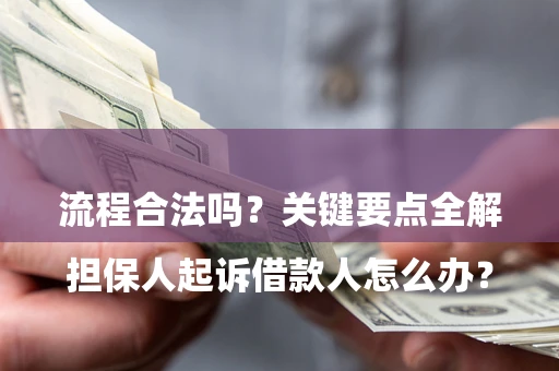 北京

担保人起诉借款人怎么办？流程合法吗？关键要点全解析