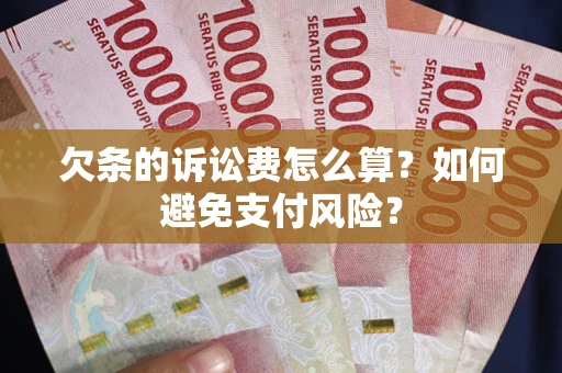 北京欠条的诉讼费怎么算？如何避免支付风险？